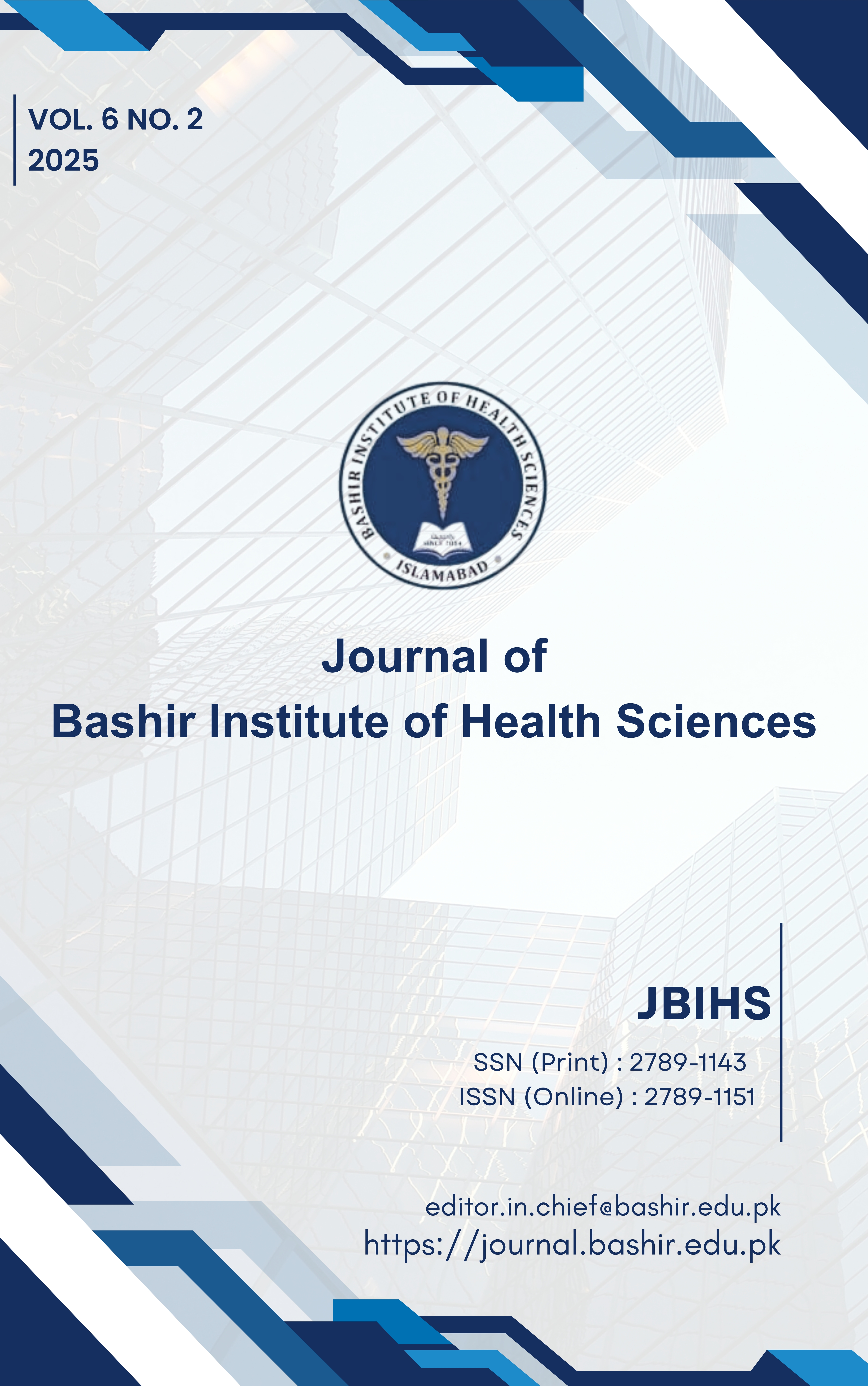 					View Vol. 6 No. 2 (2025): J. Bashir Inst. Health Sci.
				